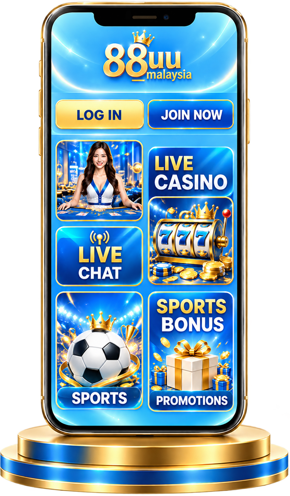 Game categories in the 88UU app